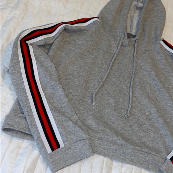 Charlotte Russe Crop Hoodie - Picture 3 of 3